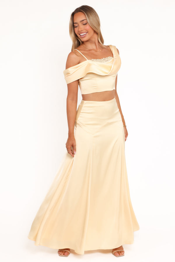 SETS Marylin Skirt Set - Butter Yellow