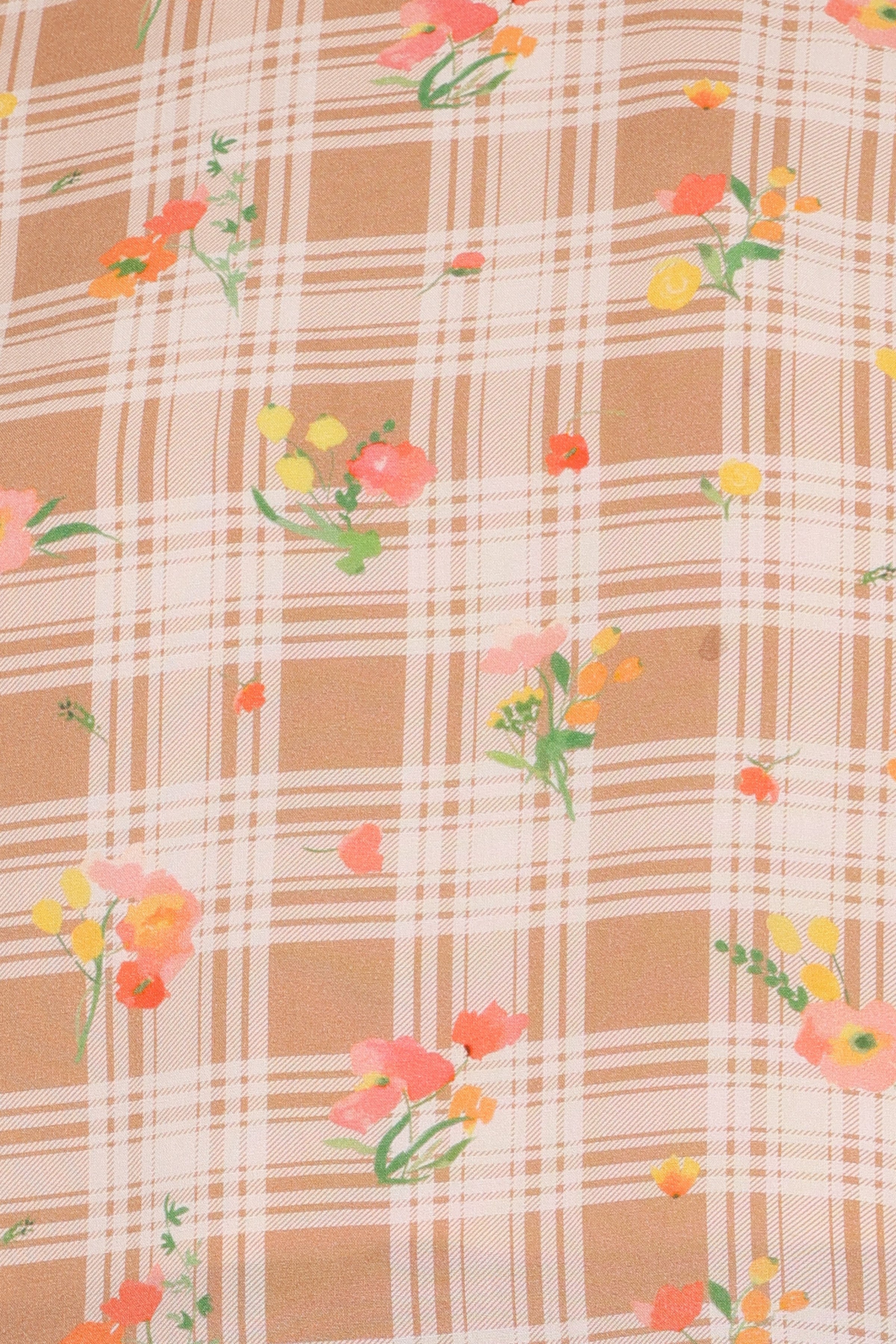 SETS Michelle Short Set - Yellow Floral Gingham