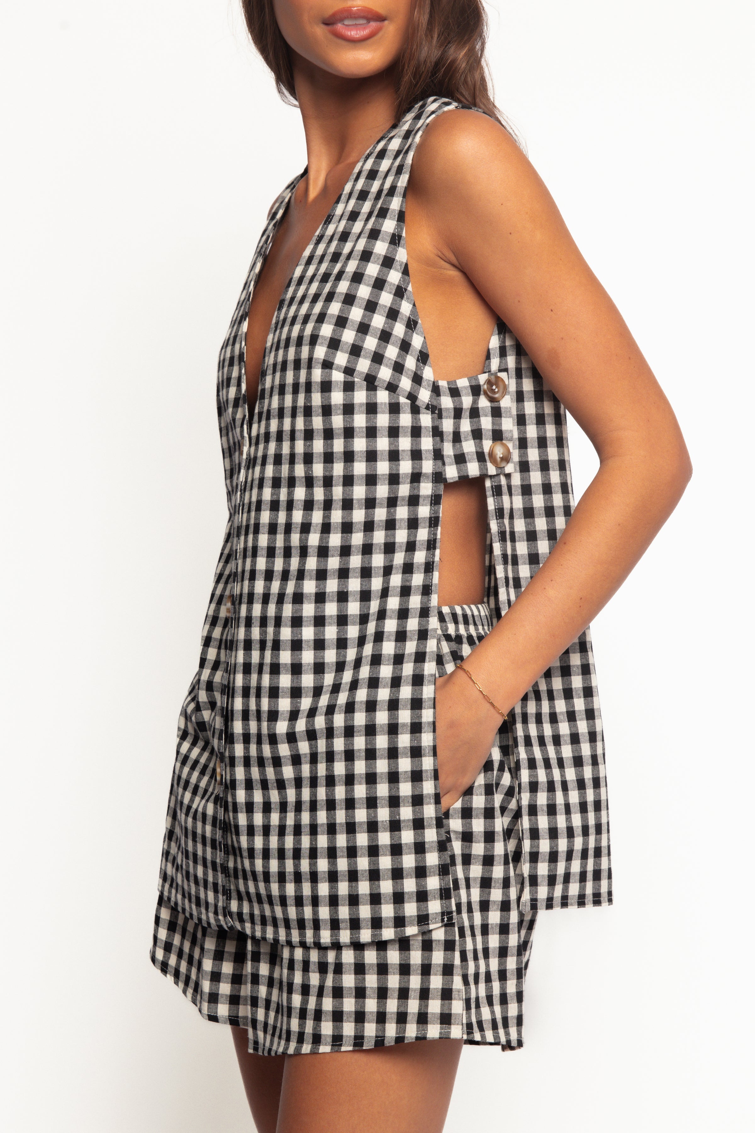 SETS Miller Short Set - Black Gingham