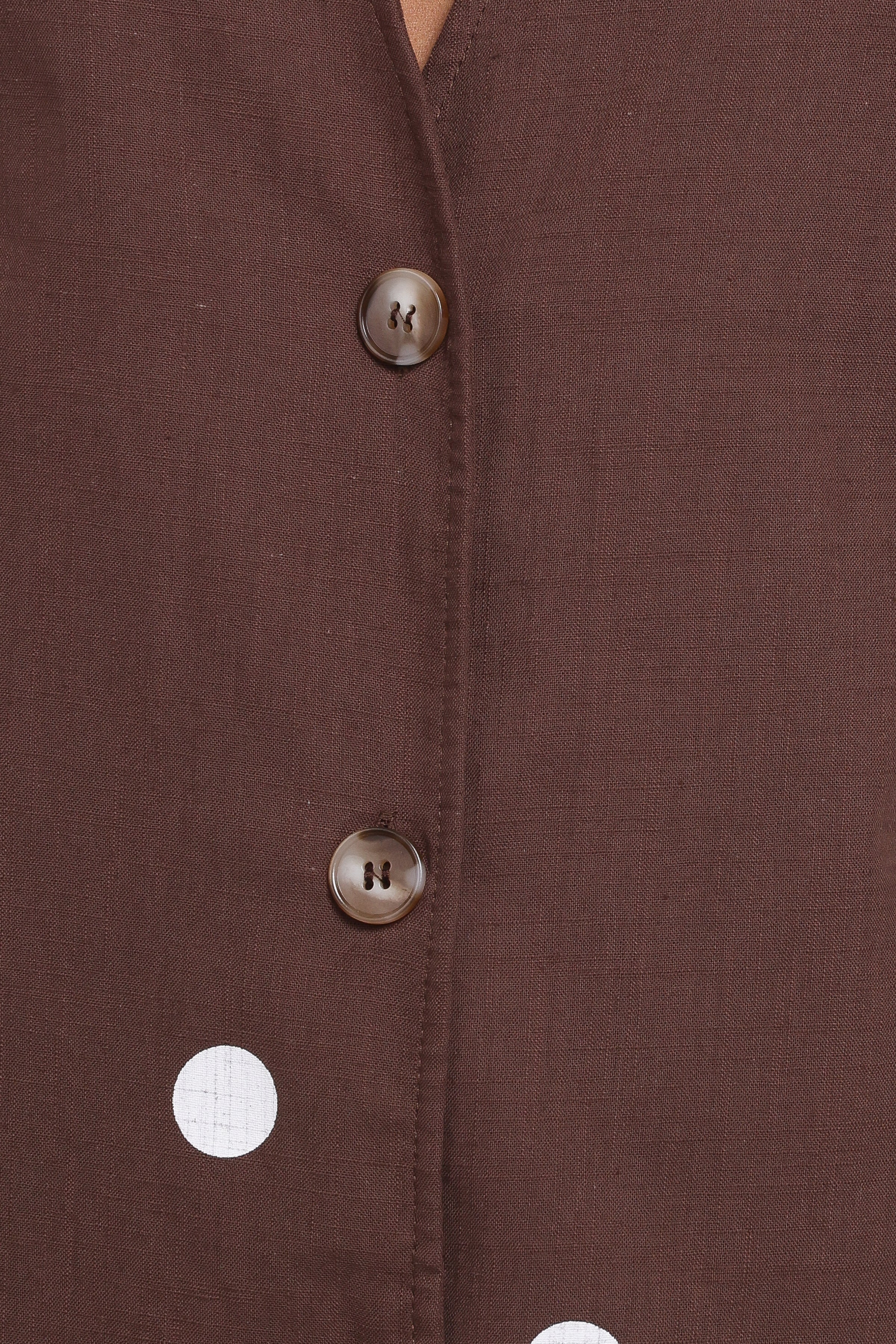 SETS Miller Short Set - Brown Polka Dot