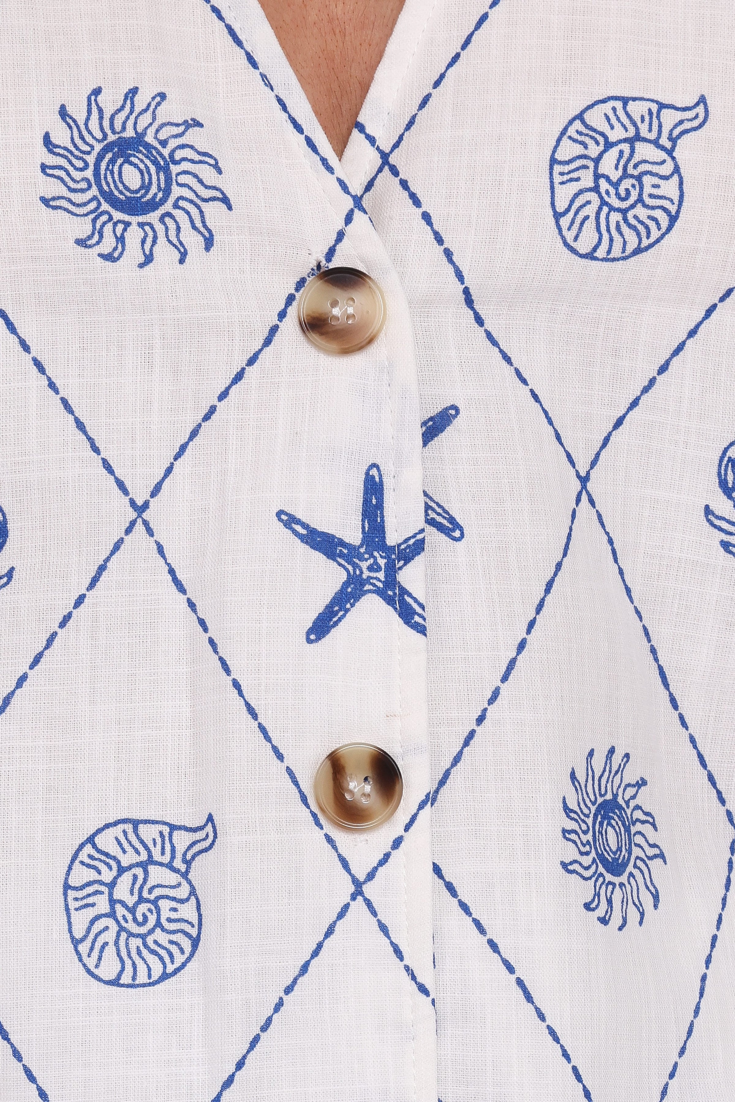 SETS Miller Short Set - Seashell Print