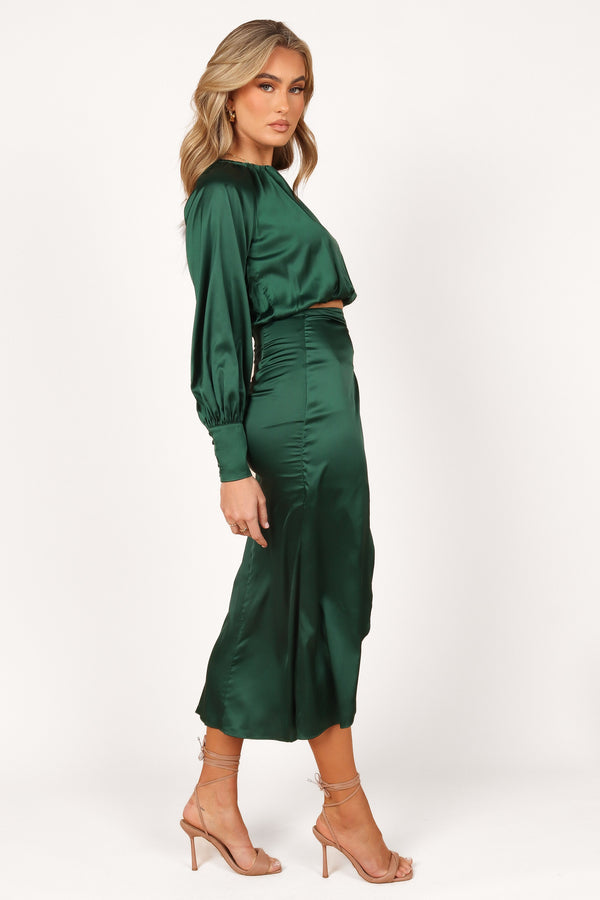 SETS Natasha Two Piece Set - Emerald Green