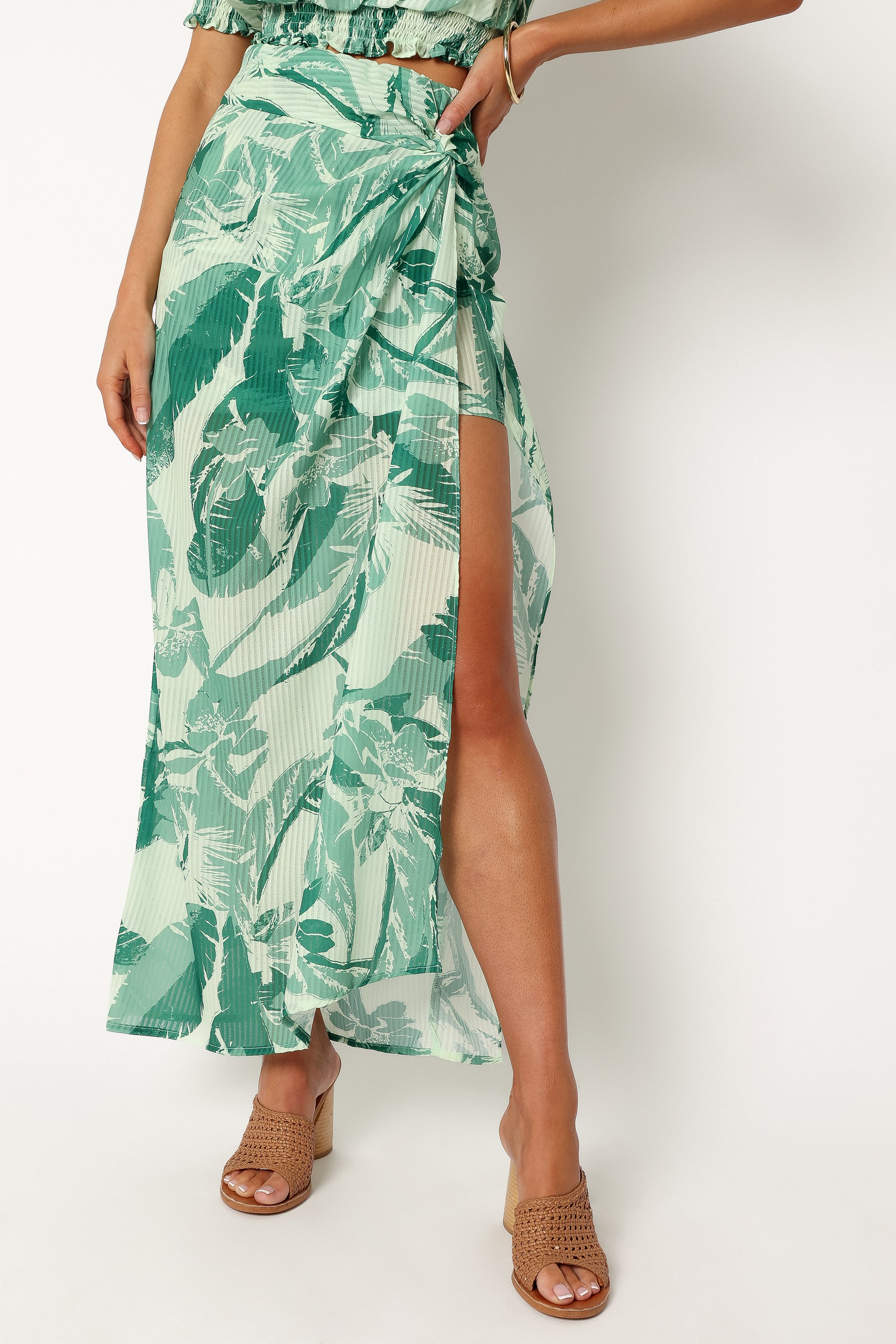 SETS @Nicole Two Piece Set - Green