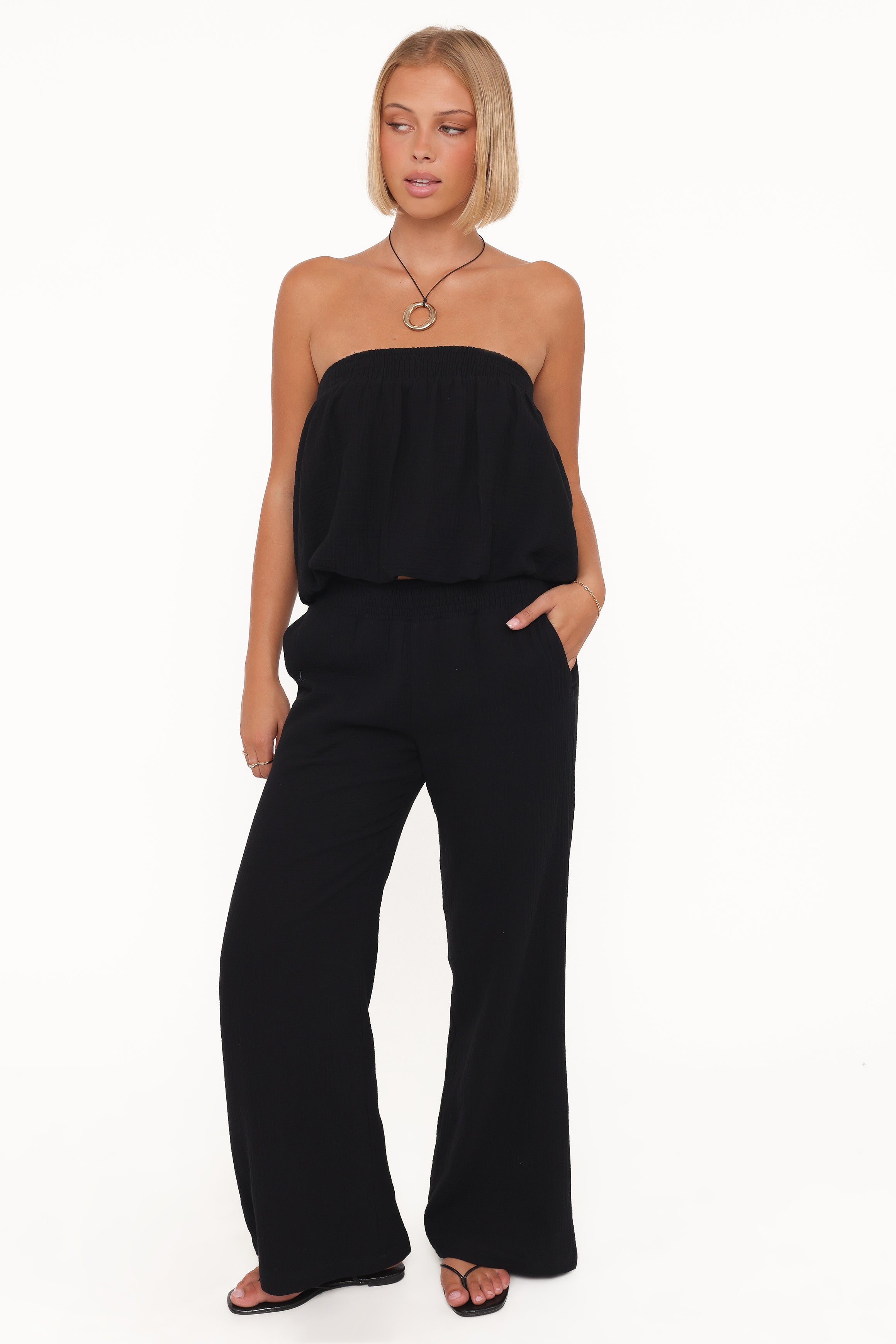 SETS Olivia Pant Set - Black