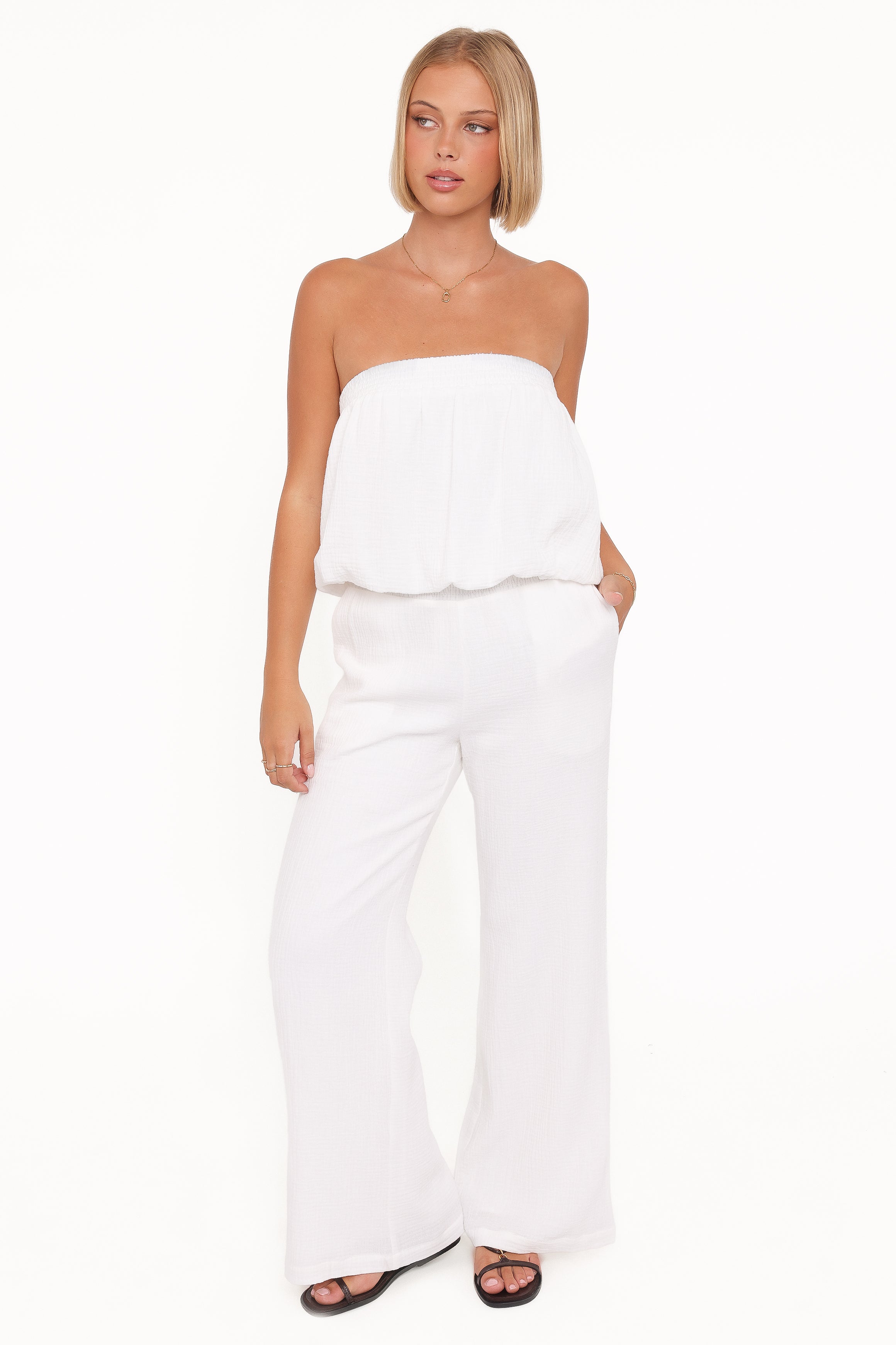SETS Olivia Pant Set - White