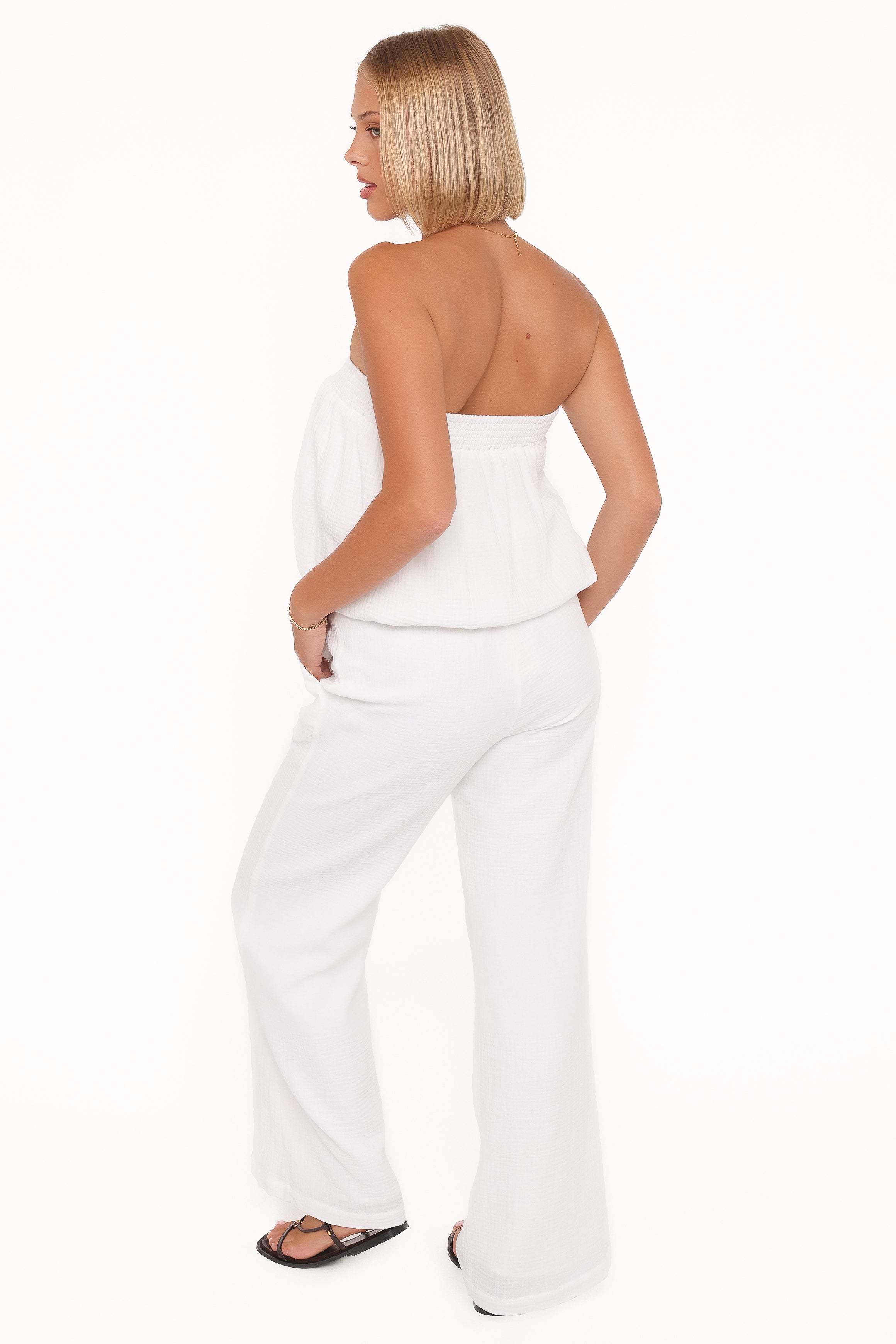 SETS Olivia Pant Set - White