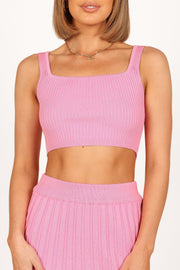 SETS Quinn Rib Knit Set - Pink