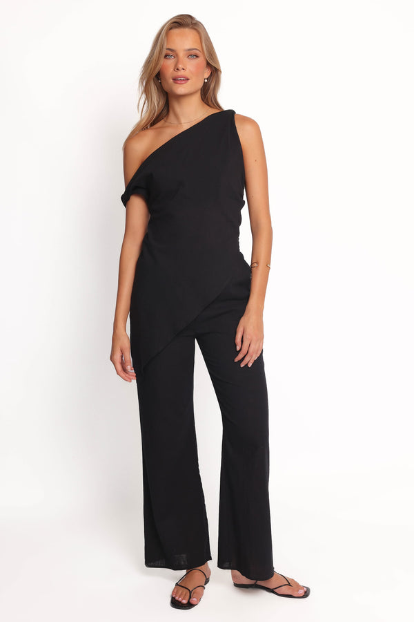 SETS Rhoades Off Shoulder Pant Set - Black