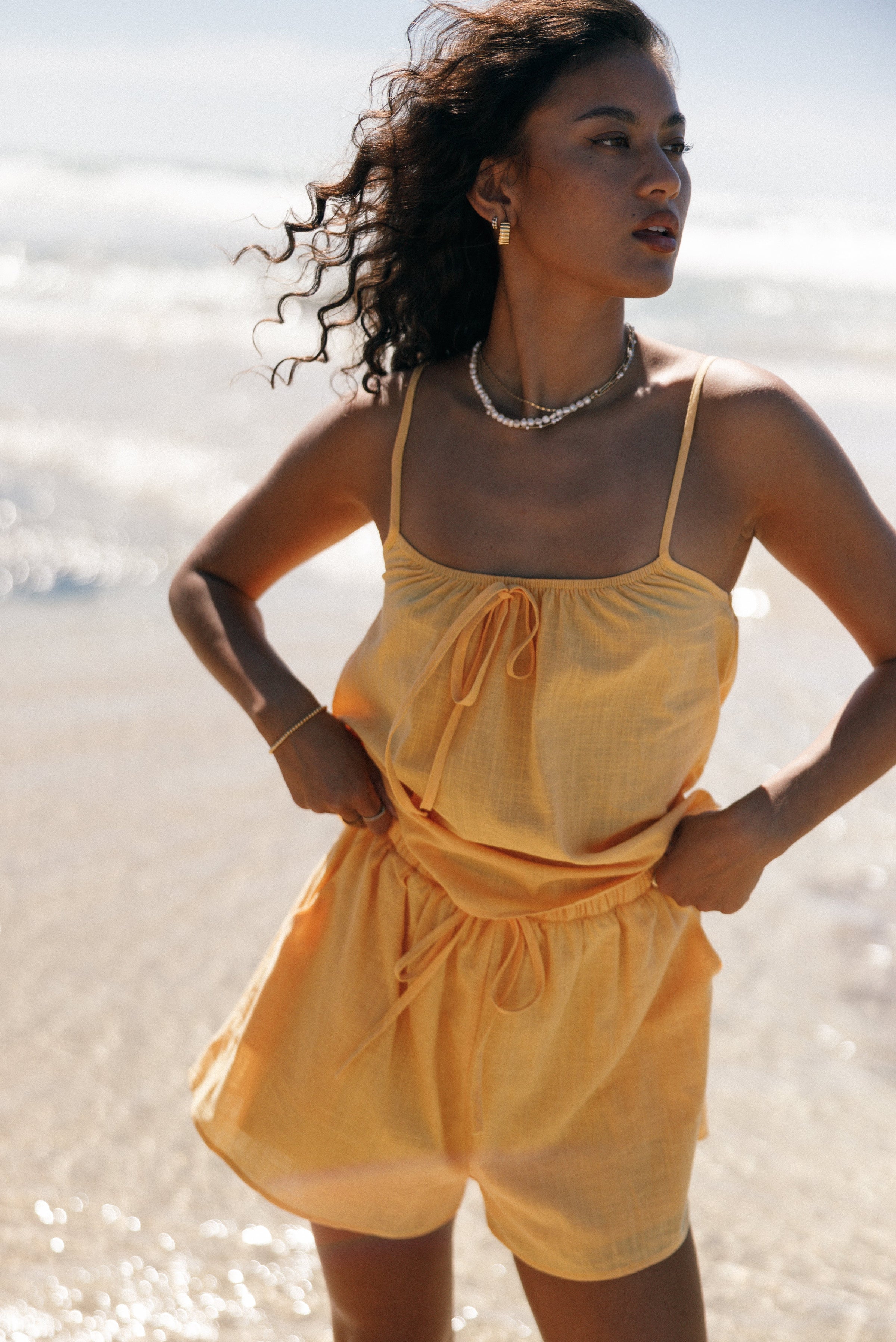 SETS @Robinson Short Set - Marigold