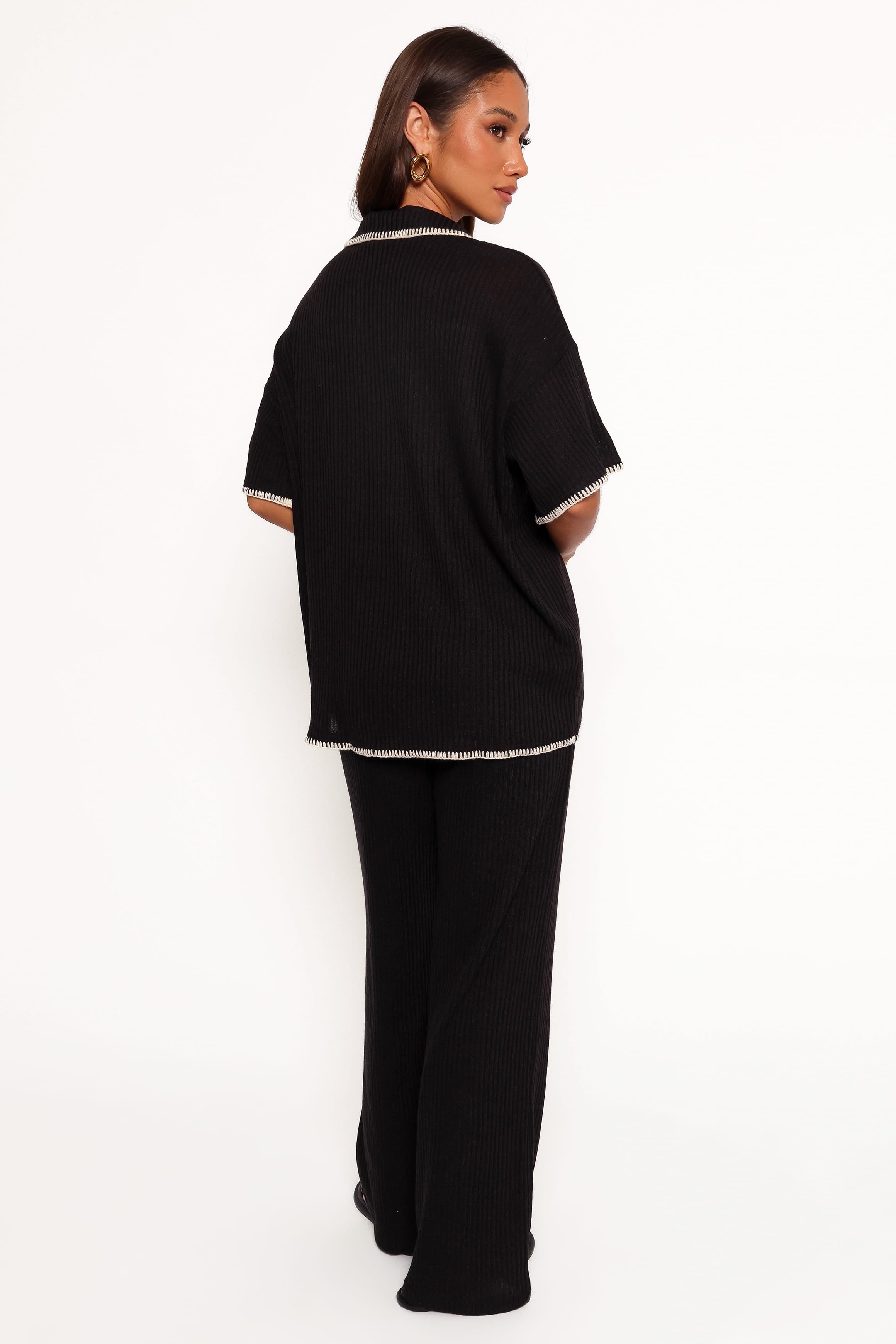 SETS Rosemary Knit Pant Set - Black