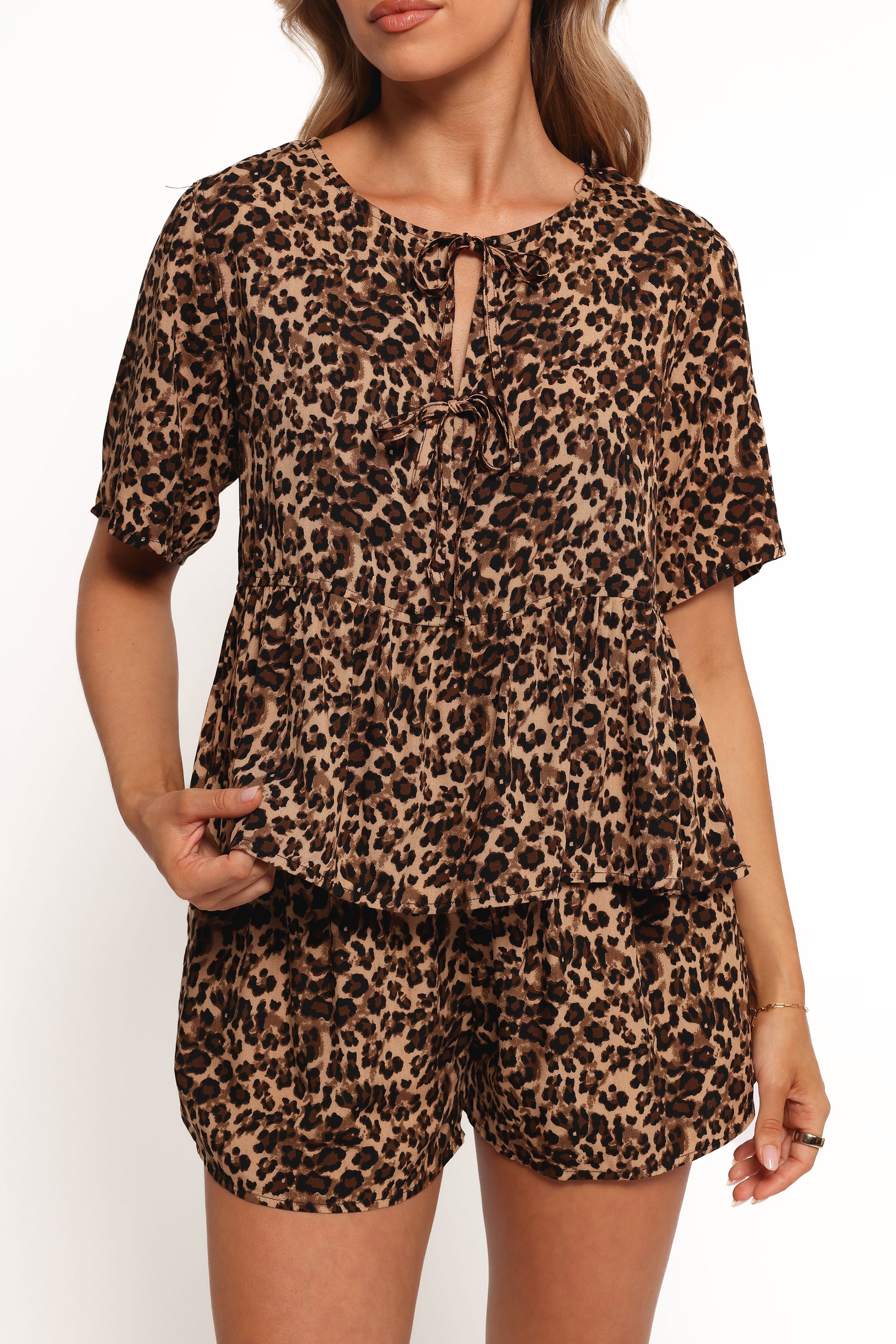 SETS Rowen Short Set - Leopard