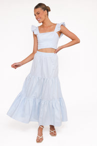 SETS Roxia Skirt Set - Pale Blue