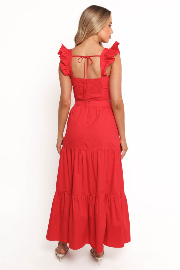 SETS Roxia Skirt Set - Red