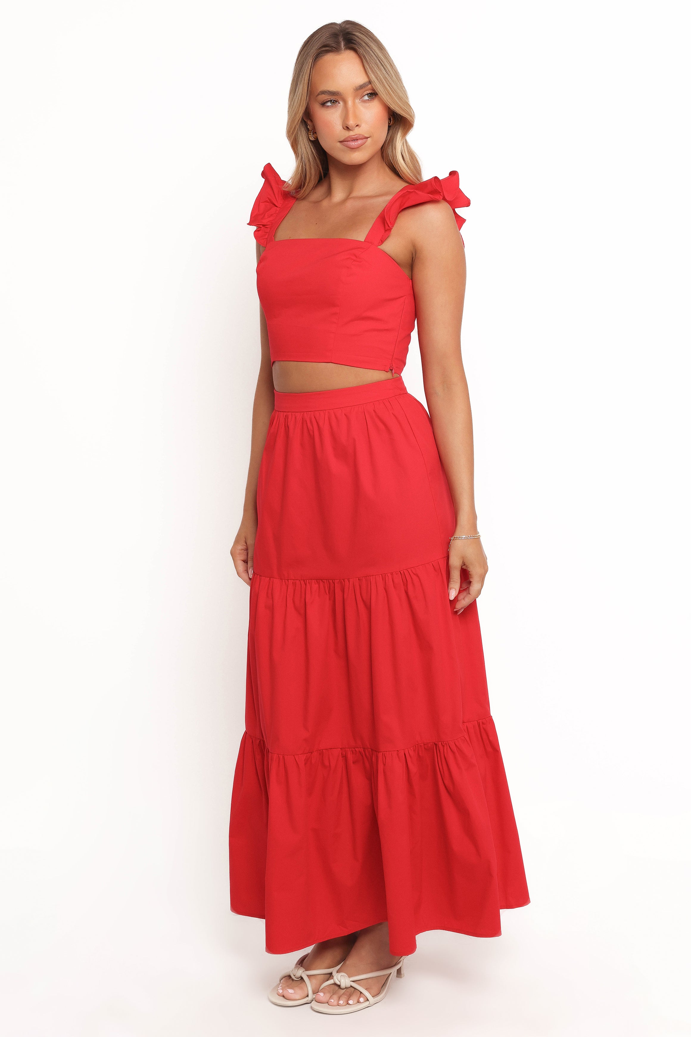 SETS Roxia Skirt Set - Red