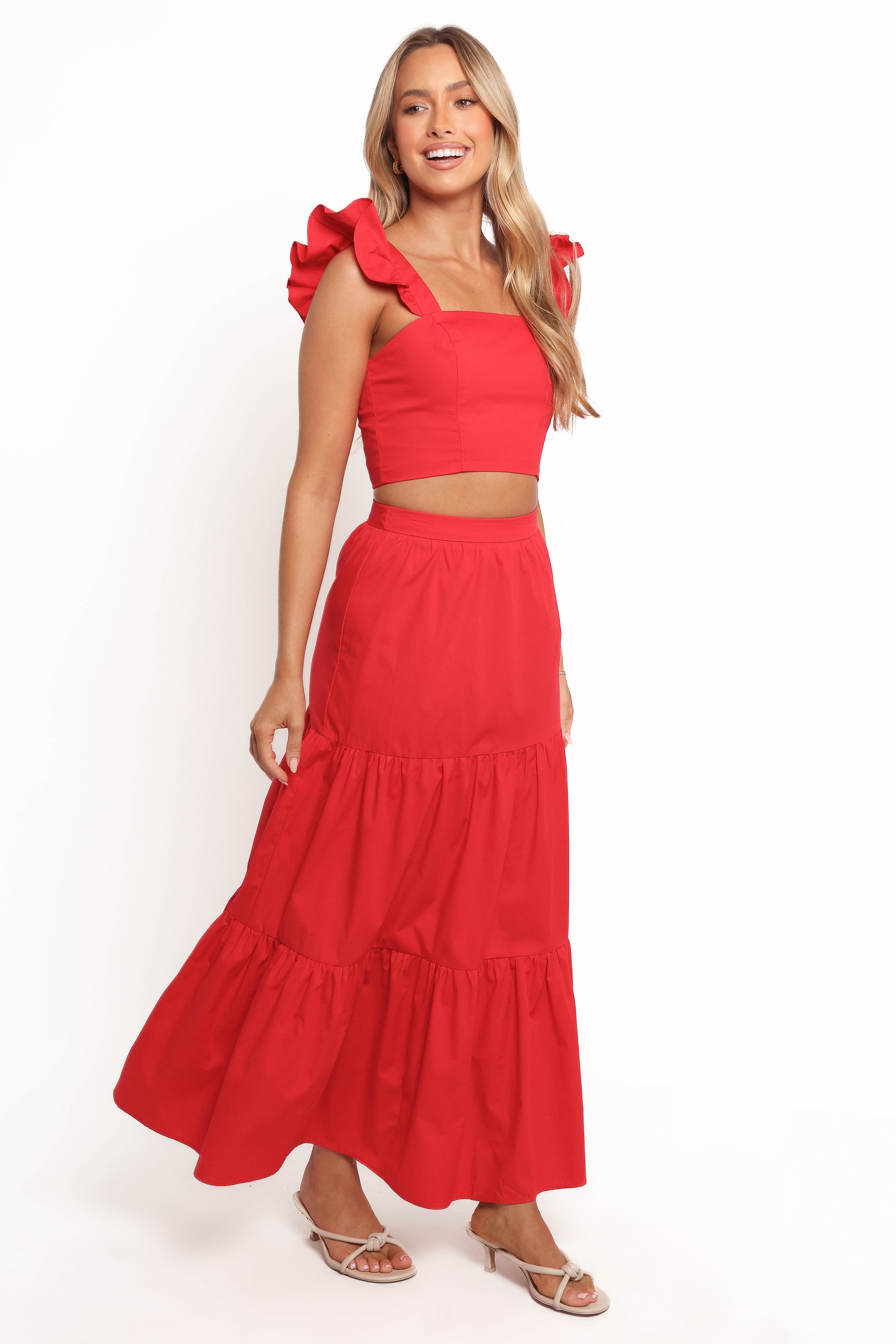 SETS Roxia Skirt Set - Red