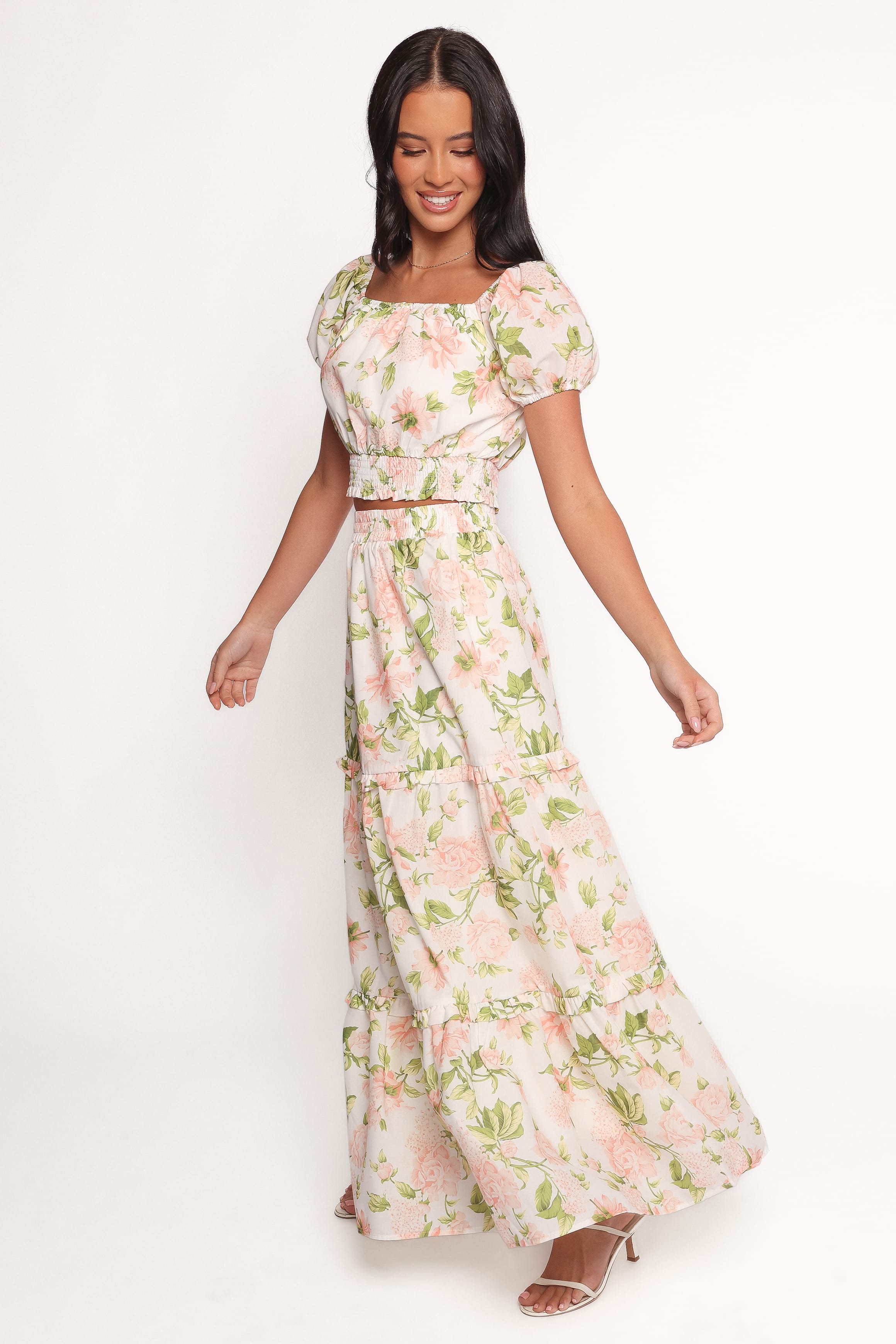 SETS Sabrie Off Shoulder Skirt Set - Floral