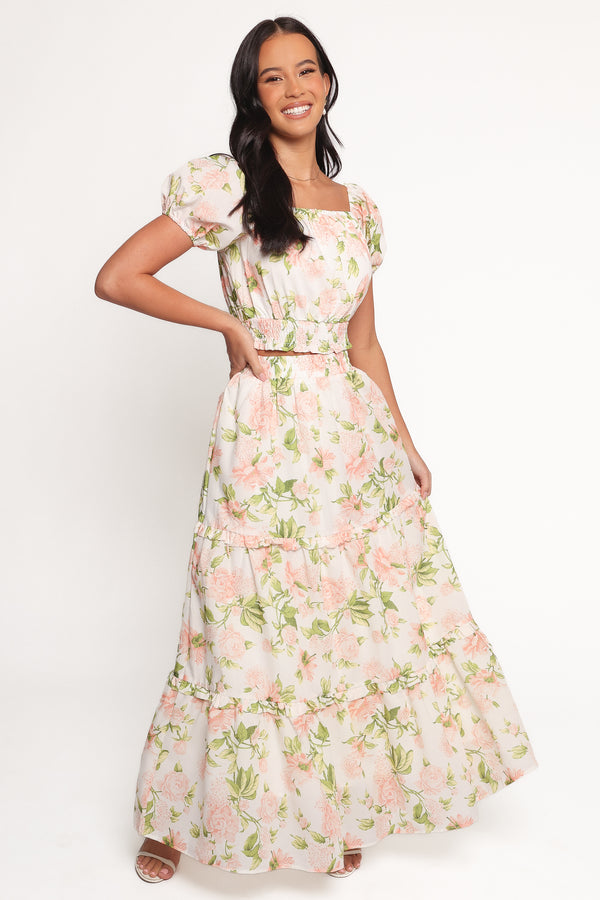 SETS Sabrie Off Shoulder Skirt Set - Floral