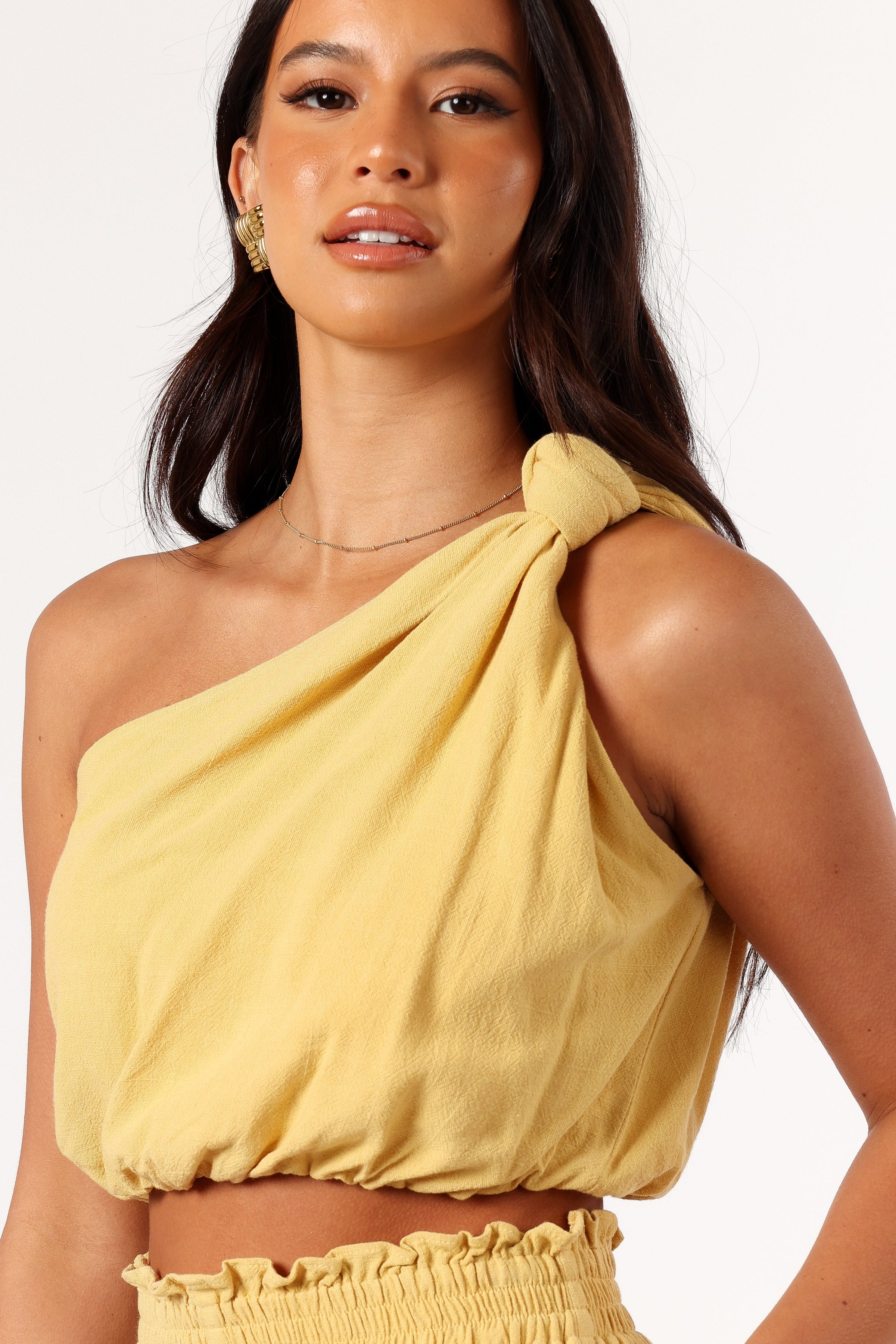 SETS @Sally Top & Short Set - Butter Yellow (Hold for 4th July)