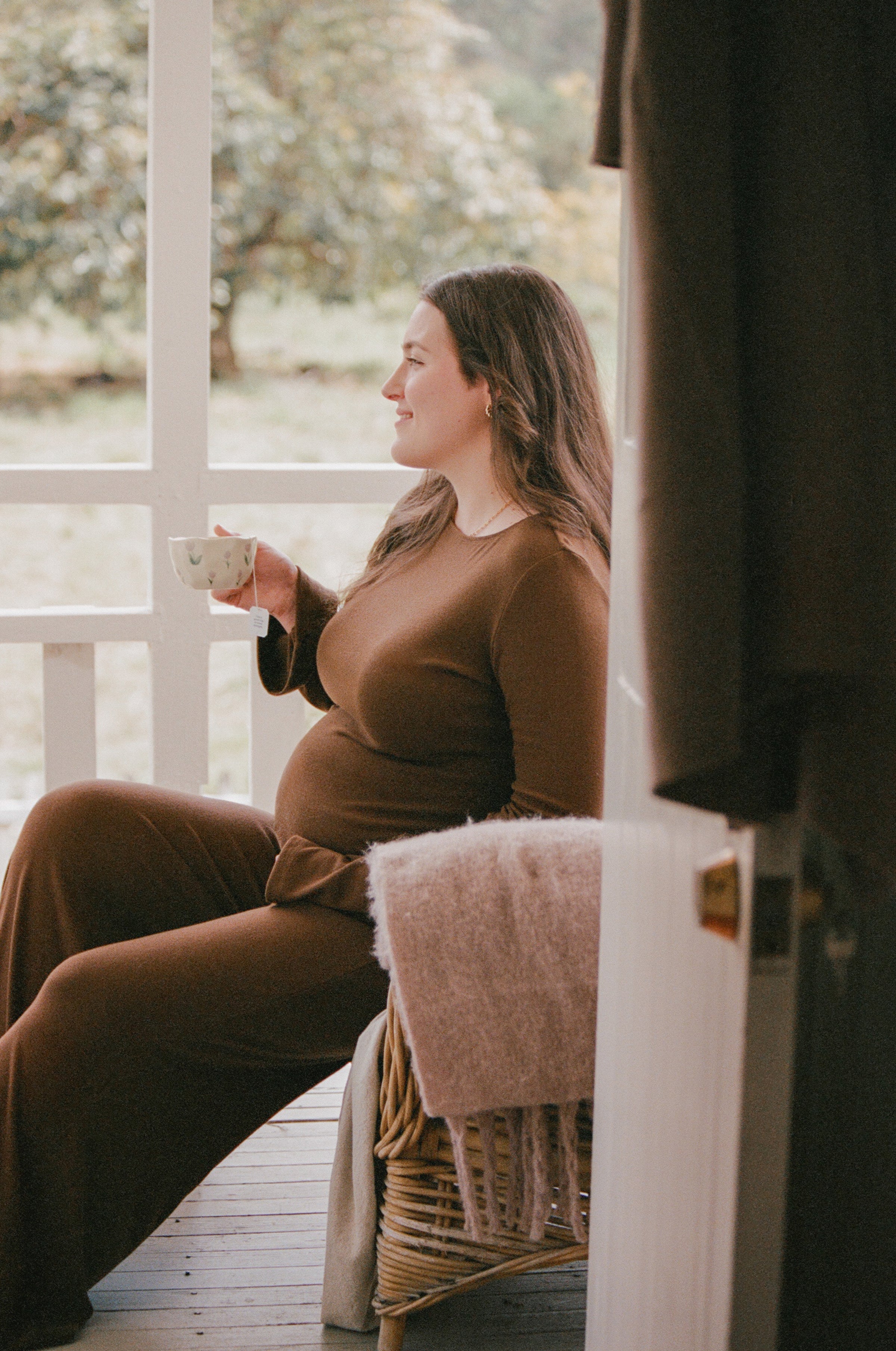 SETS Selly Knitted Pant Set - Brown