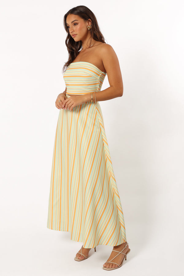 SETS @Serafina Two Piece Set - Orange Stripe