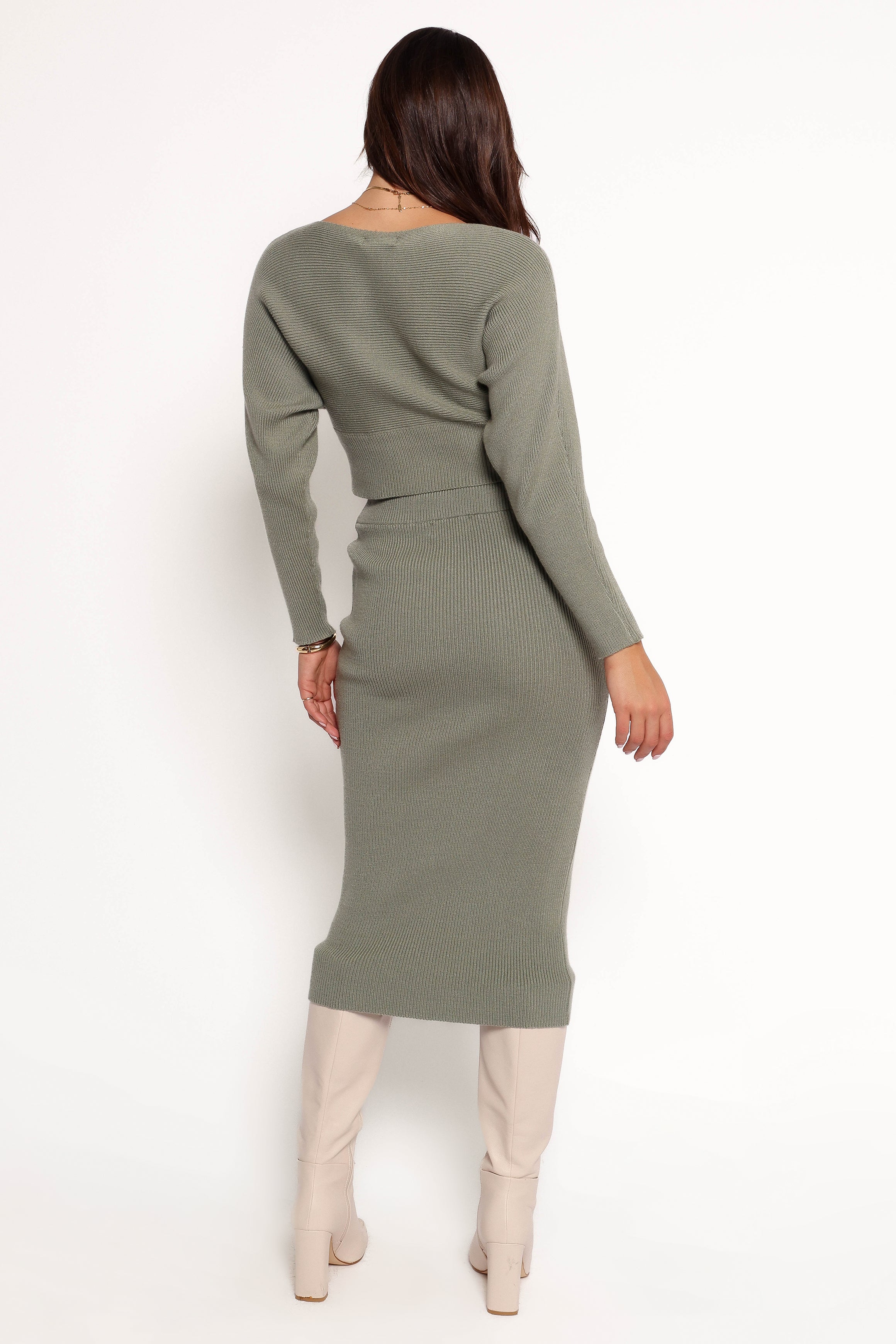 SETS Serena Knitted Set - Olive