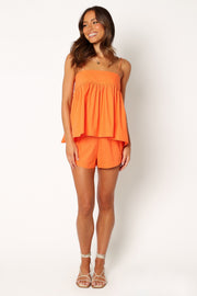 SETS @Serina Short Set - Orange