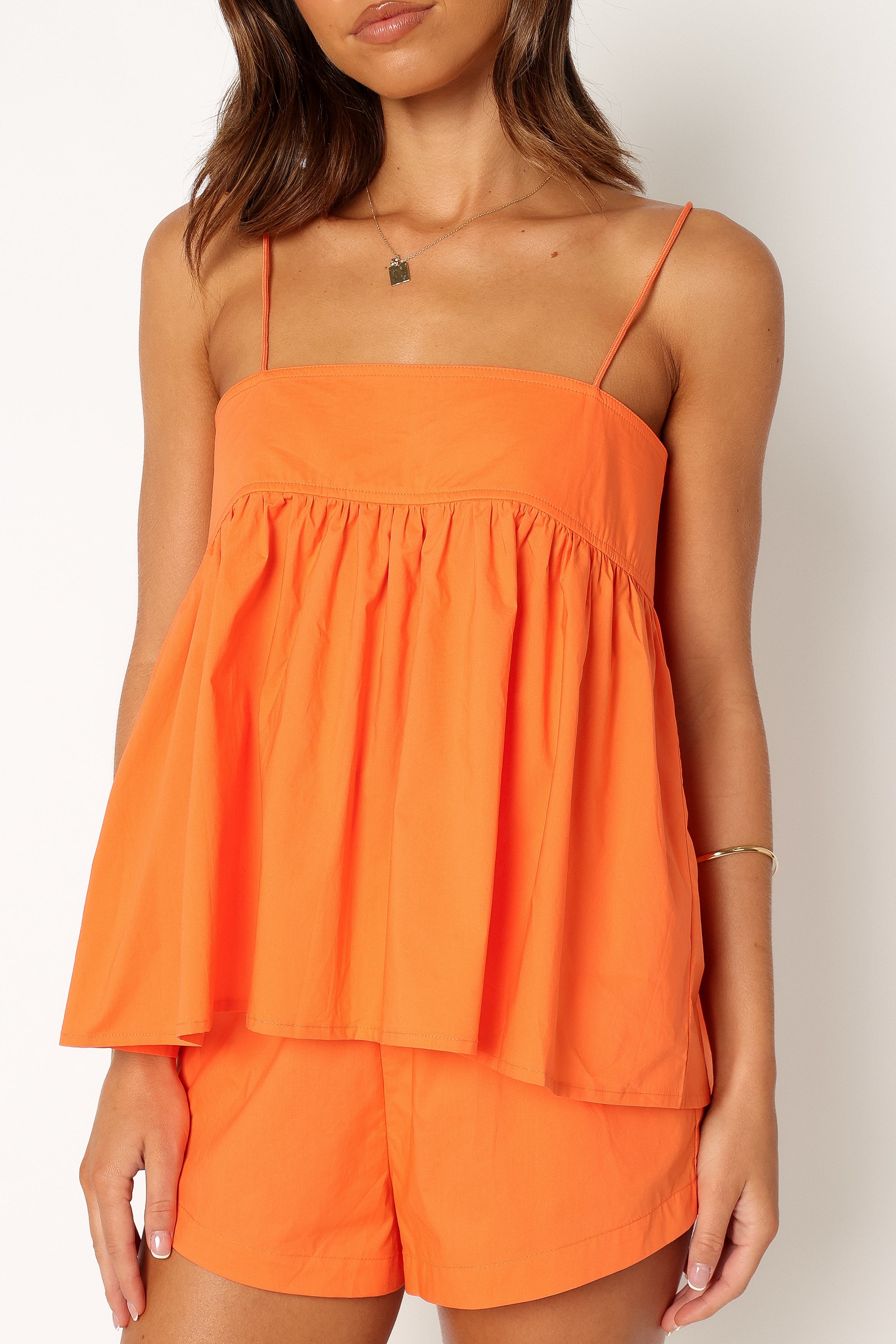 Serina Short Set - Orange | Petal & Pup