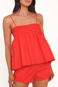 SETS Serina Short Set - Red