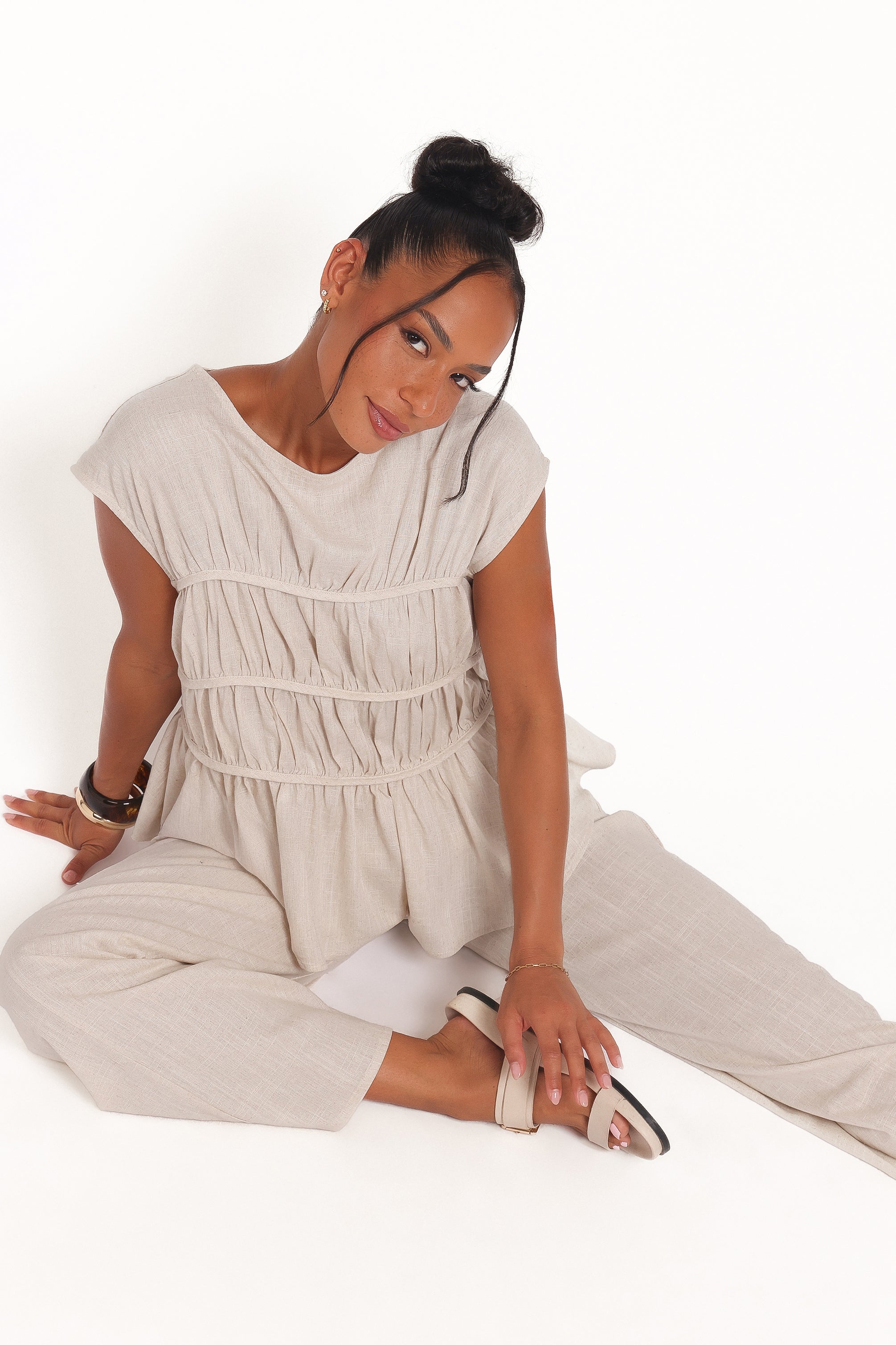 SETS Shyla Pant Set - Oatmeal