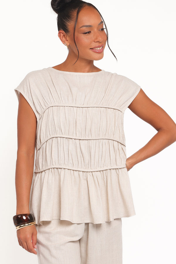 SETS Shyla Pant Set - Oatmeal