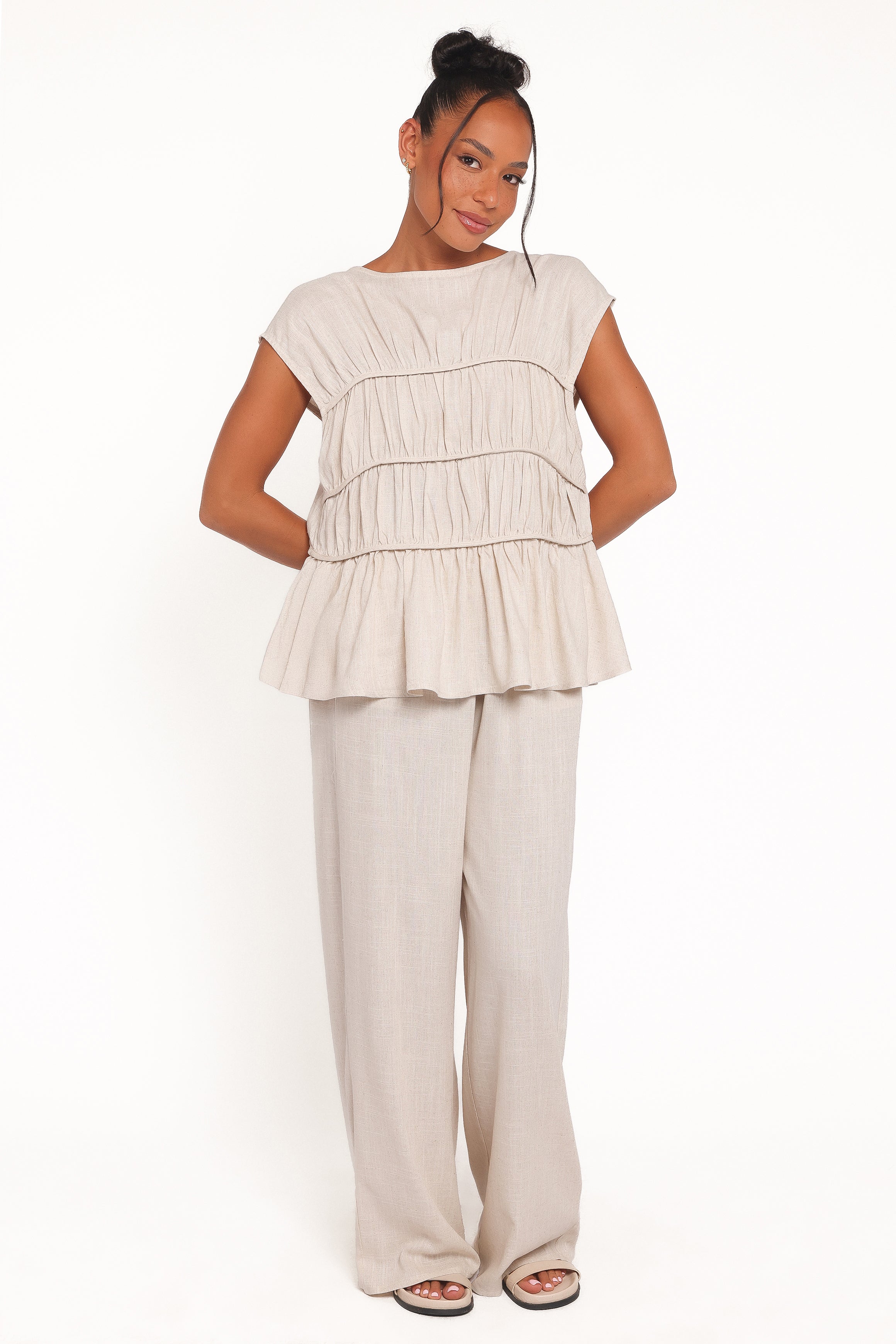 SETS Shyla Pant Set - Oatmeal