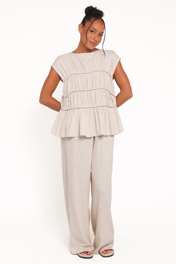 SETS Shyla Pant Set - Oatmeal