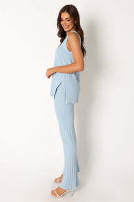 SETS @Silvie Knitted Set - Blue