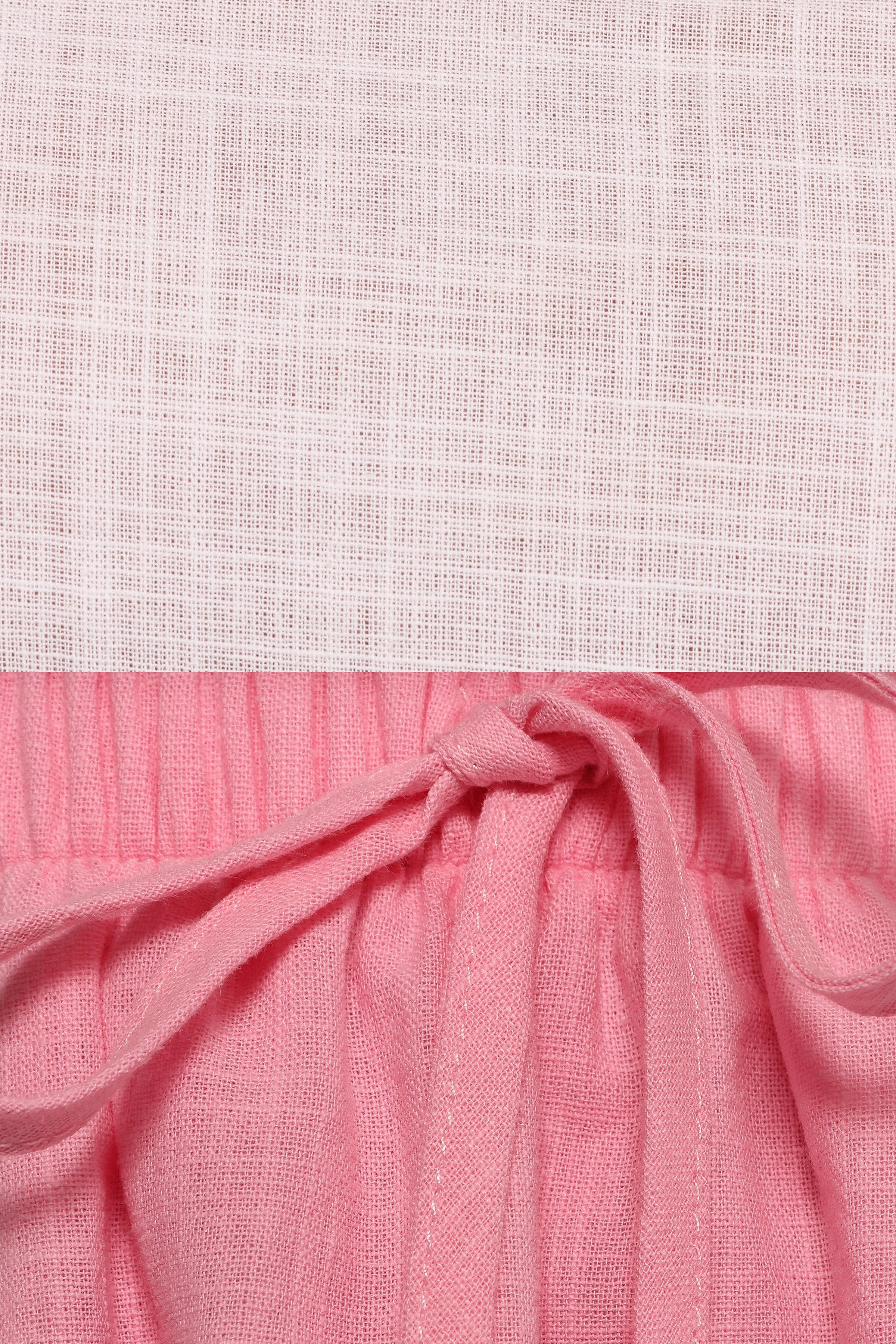 SETS Simone Skirt Set - White Pink