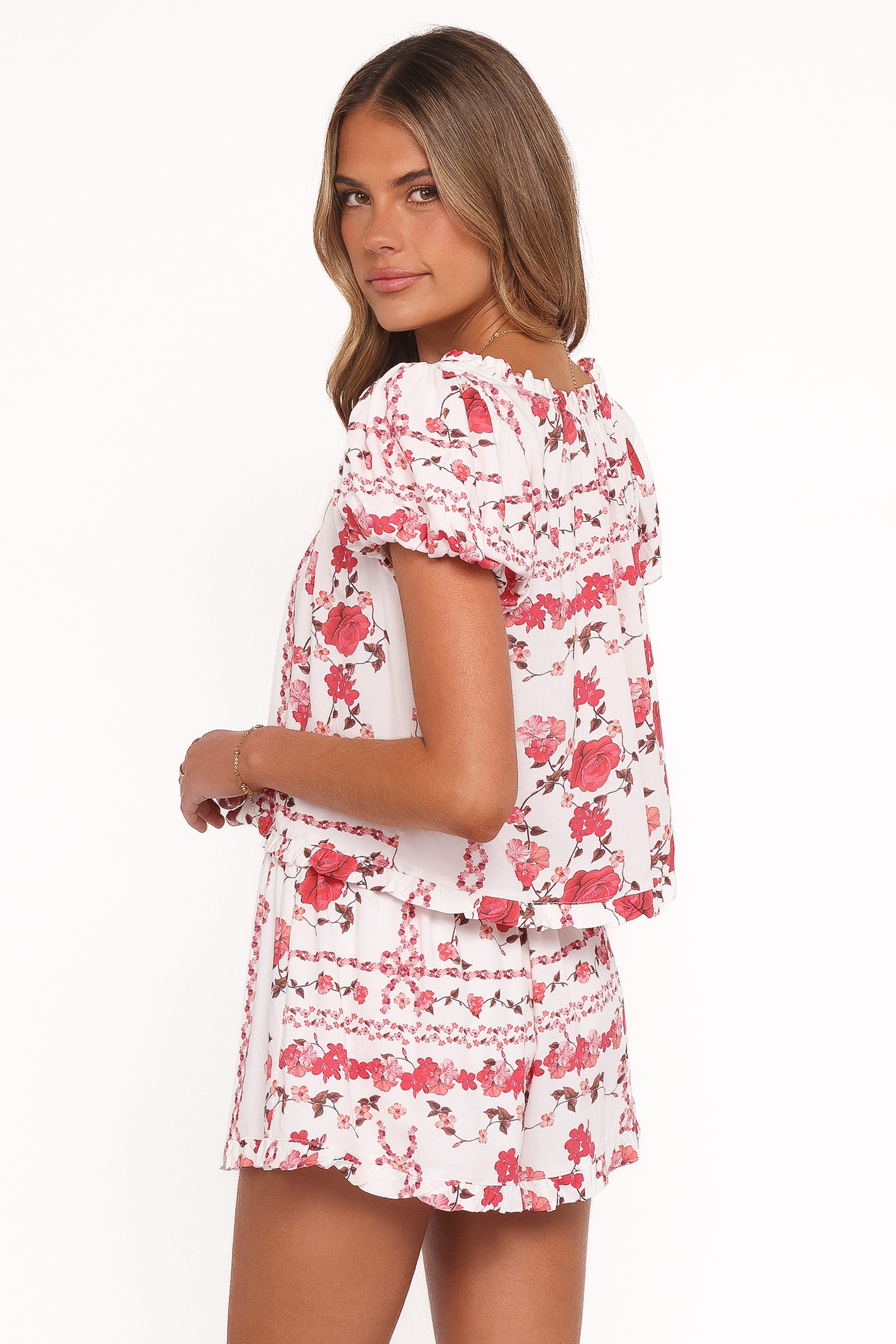 SETS Solana Short Set - Red Rose