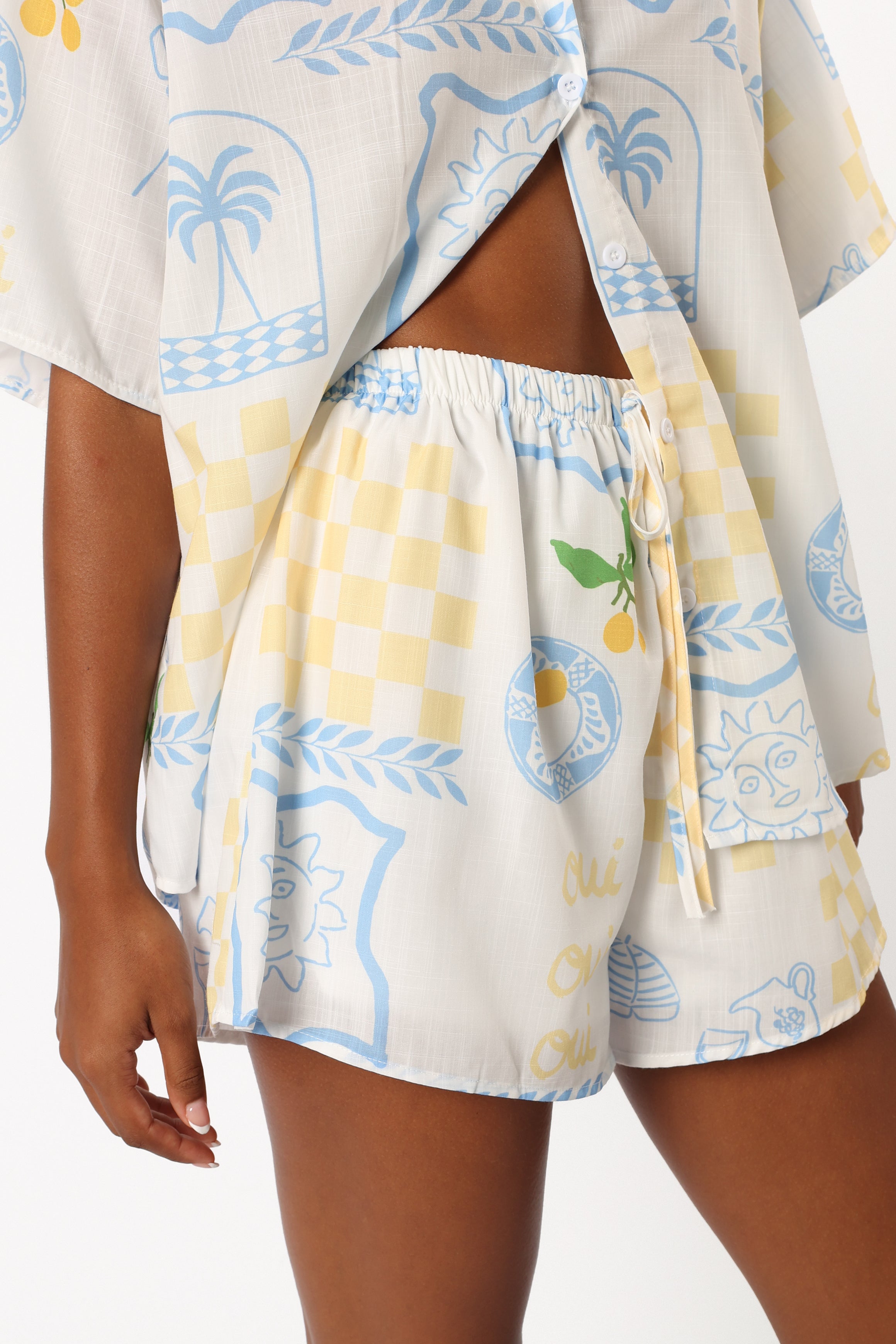 SETS @Sole Short Set - Lemon Print