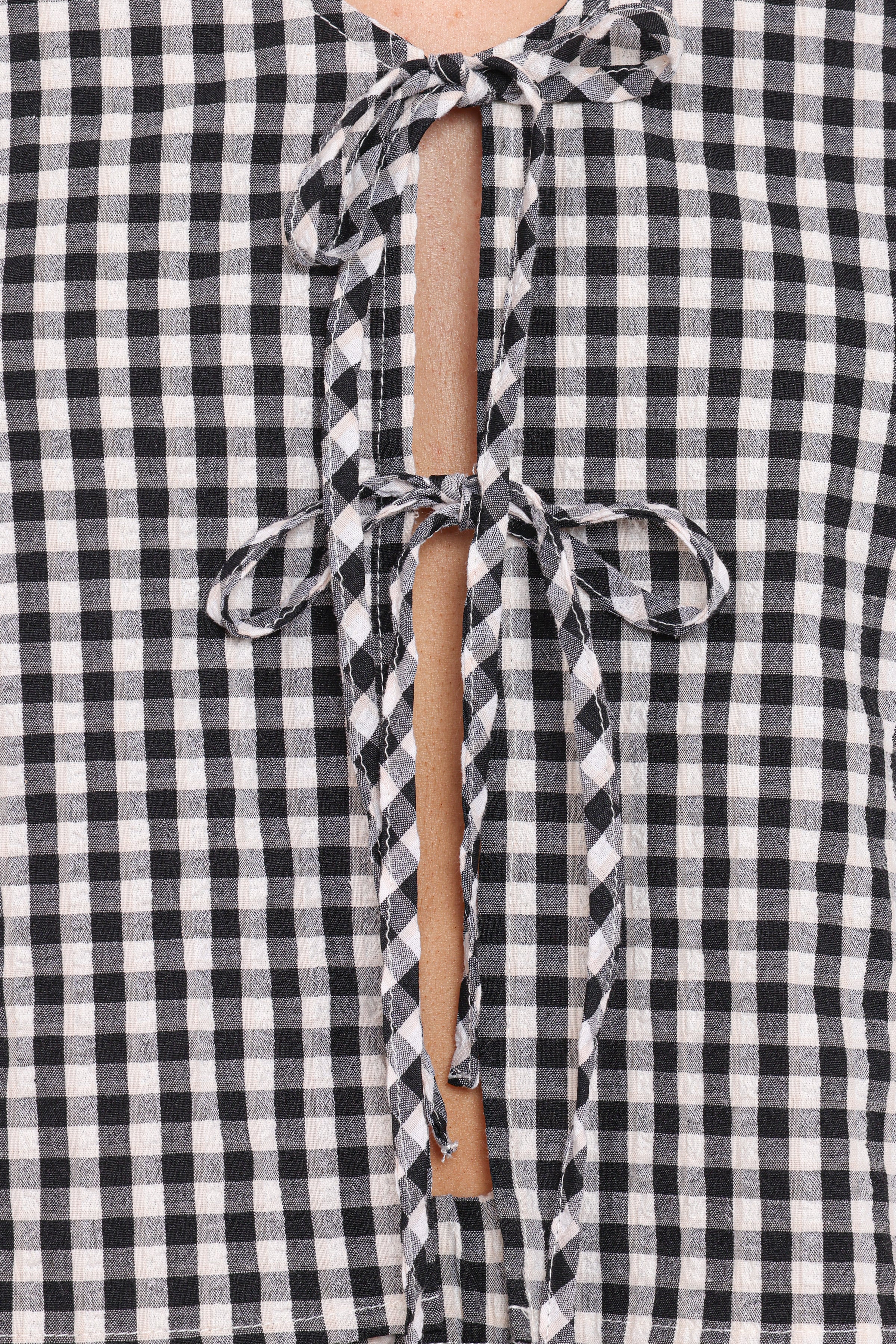 SETS Stacy Short Set - Black Gingham