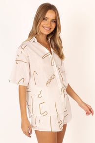 SETS @Sunset Short Set - Brown