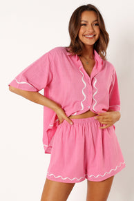 SETS @Sunshine Short Set - Pink
