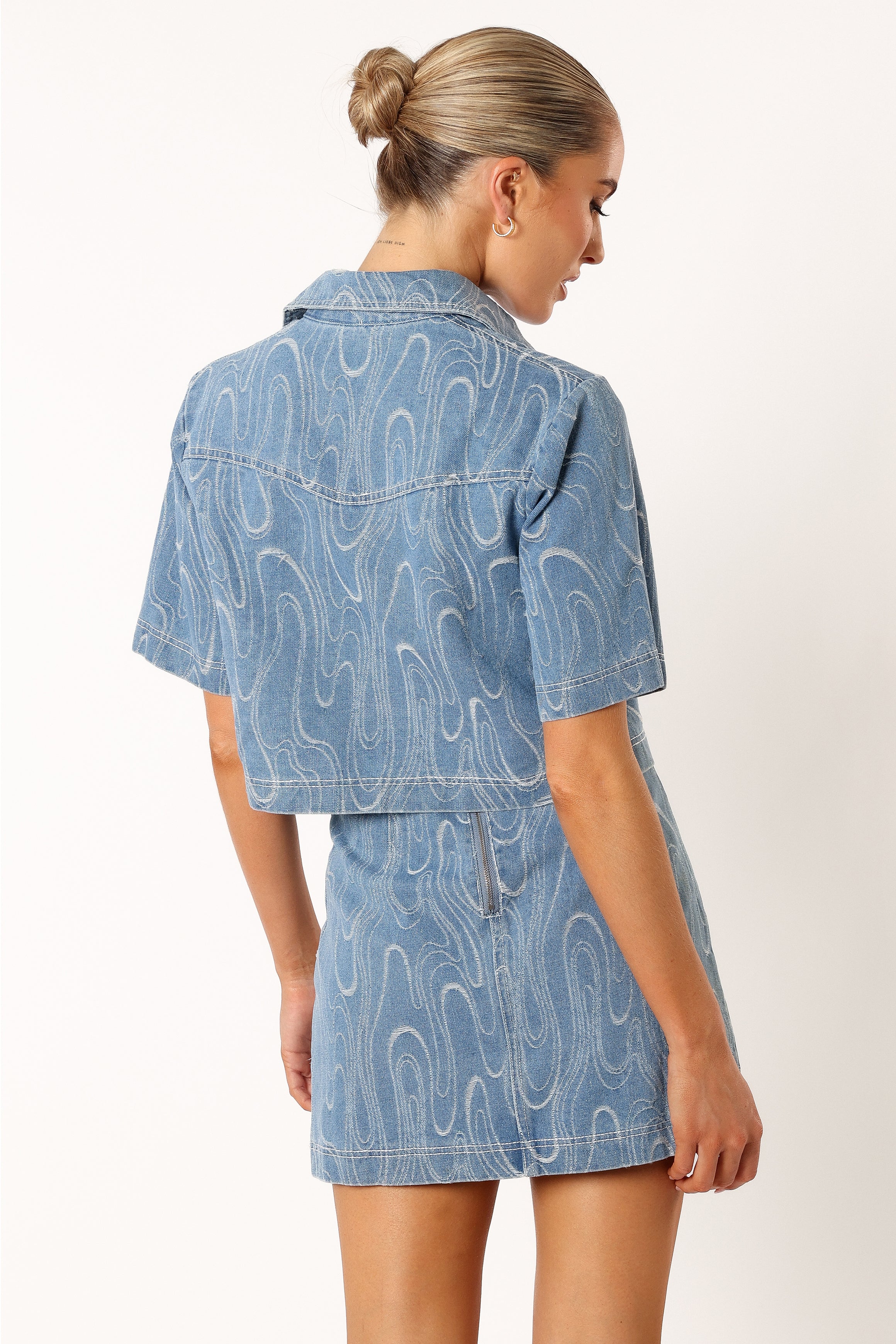 SETS @Tammy Two Piece Set - Blue Denim