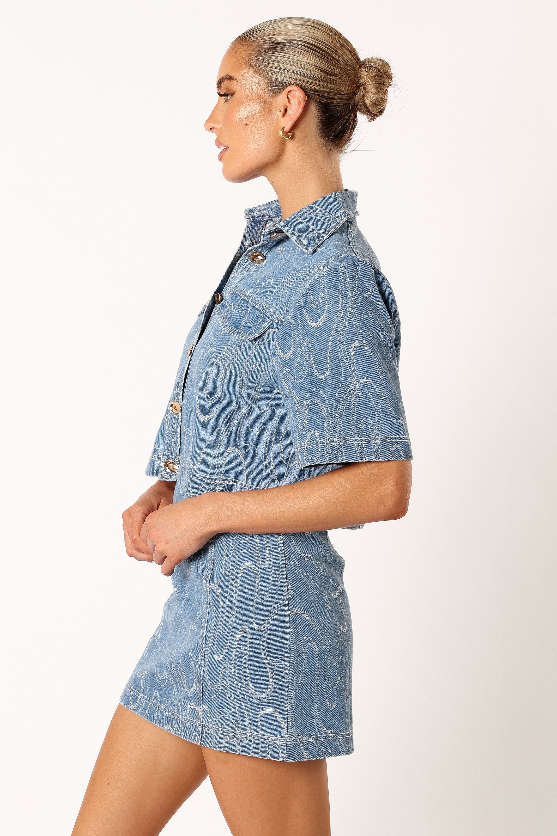 SETS @Tammy Two Piece Set - Blue Denim