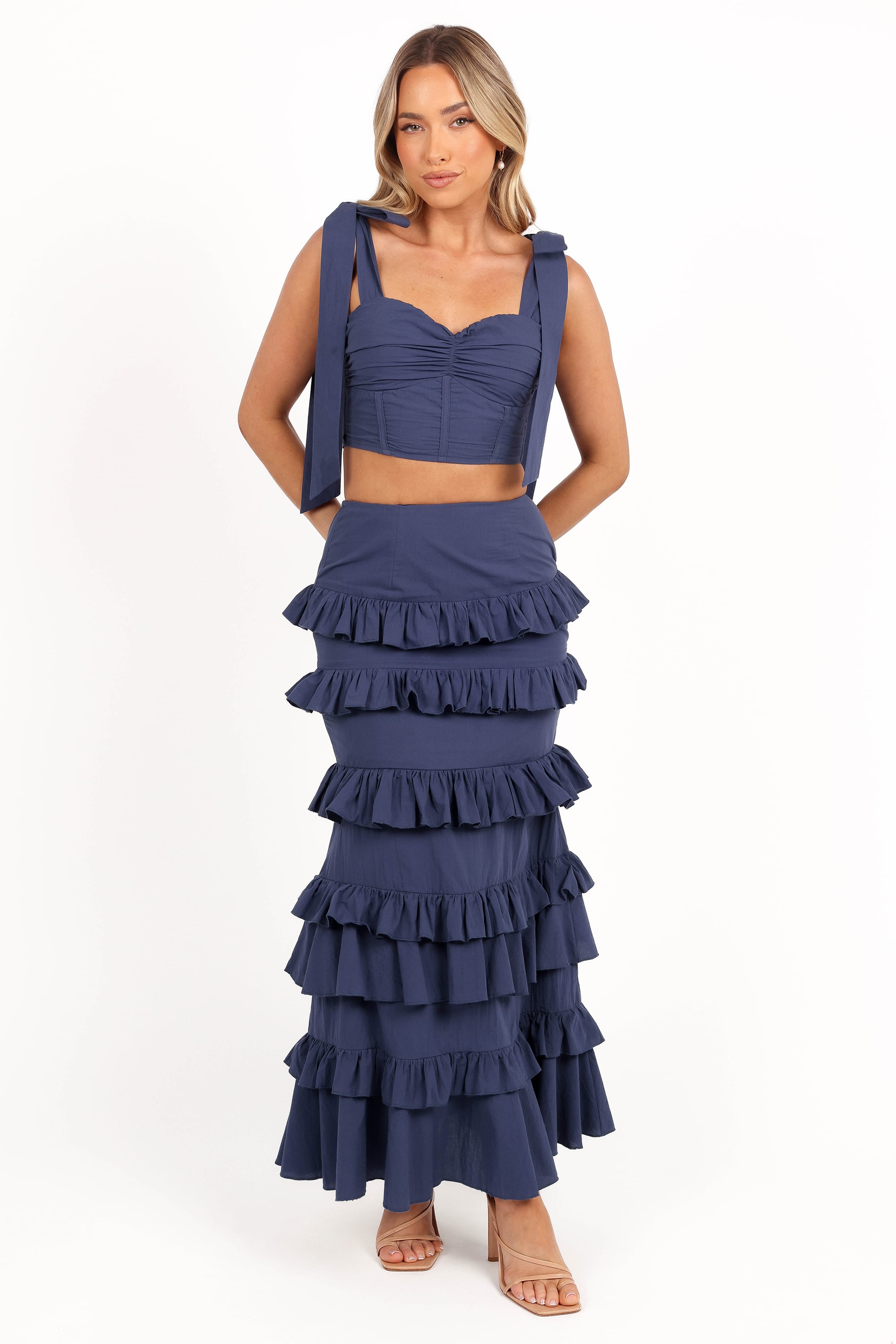SETS Tia Two Piece Set - Navy
