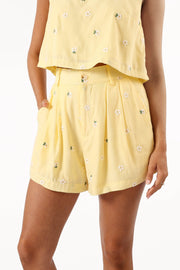 SETS @Tiana Short Set - Yellow