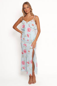 SETS Valeria Skirt Set - Blue Floral