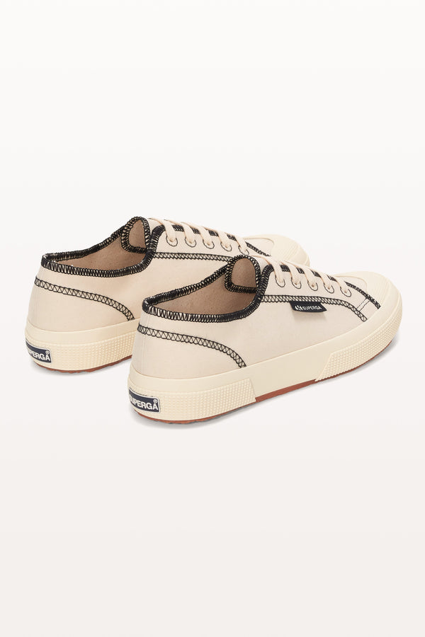 SHOES 2294 Drill Overlock Stitching - Raw Off White