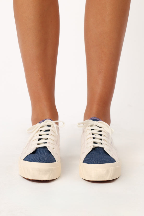 SHOES @27410 Platform Reverse Denim