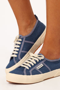 SHOES @2750 Reverse Denim - Blue Off White