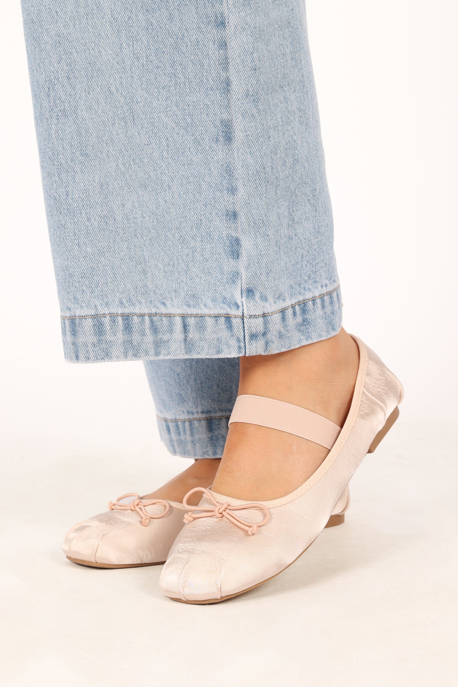 SHOES @Mystic Ballet Flat - Blush Satin