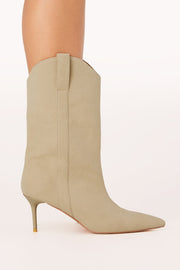 SHOES Pallan Boots - Light Taupe Suede