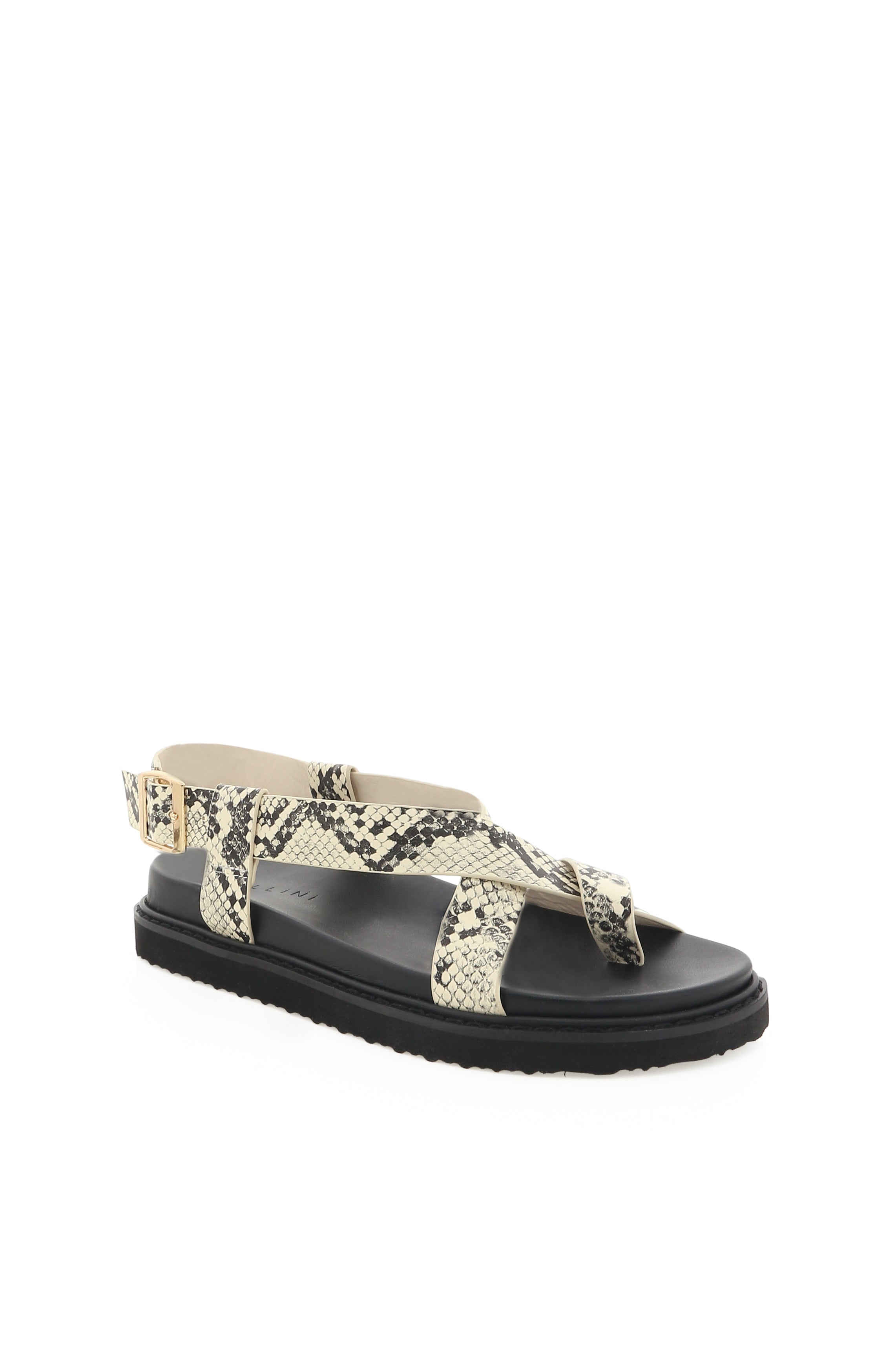 SHOES @Zarai Sandal - Cream Snake